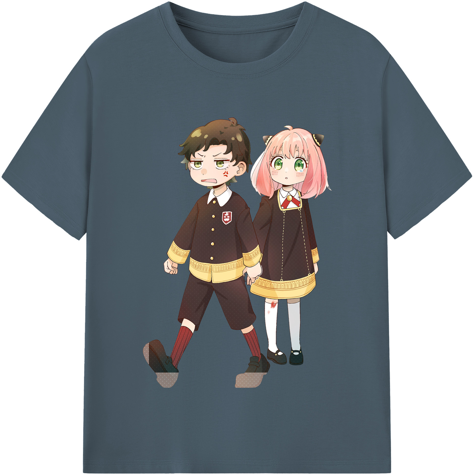 （画像用） SPY×FAMILY间谍家家酒 綿100％半袖Tシャツ（フロントプリント）